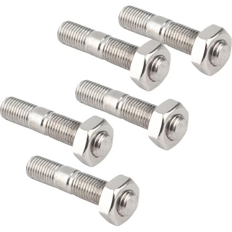 Kit de Goujons Turbo M10x1,25, 50 mm, 5 Pièces en Acier Inoxydable avec Boulons, pour 1G Evo (1/5)