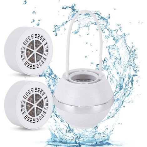 Filtre à bille de bain suspendu ABS multicouche pour l'élimination des impuretés Filtre à eau de bain pour la maison et l'hôtel (1 machine à 2 cœurs) (1/5)