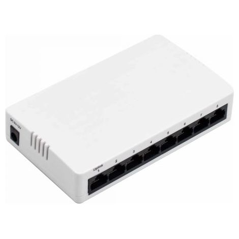 Diprogress Switch 10/100Mbps Desktop 8 porte Fast Ethernet - DPNS08TP