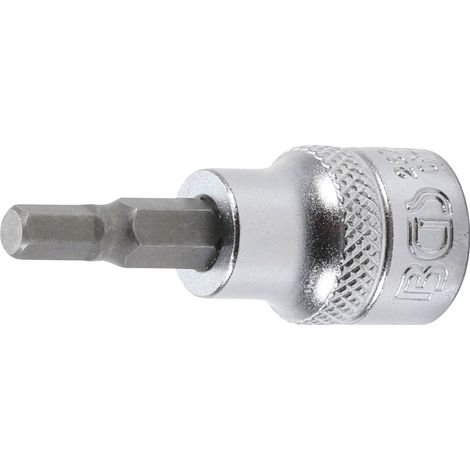 BGS Punta destornillador de impacto, cuadradillo interior 10 mm (3/8") hexágono interior 5 mm - 2578 (1/3)