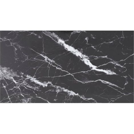 Dessus de table Noir 120x65 cm 8 mm Verre trempé (1/5)