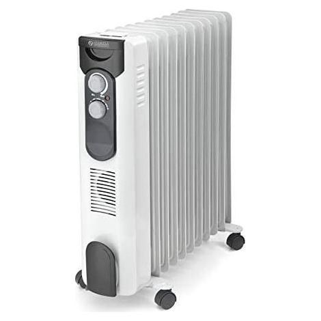 Olimpia Splendid CaldoRad 11 Interior Gris, Blanco 2500 W Radiador de aceite eléctrico