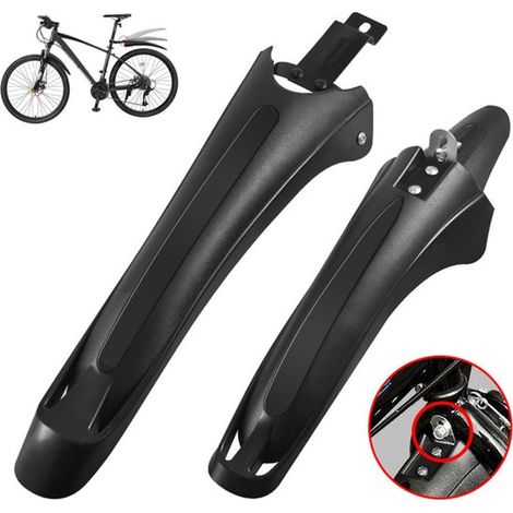 Parafanghi adatti a biciclette da 20-24 pollici. Set di parafanghi per biciclette, parafanghi anteriori e posteriori per biciclette e mountain bike. (1/5)