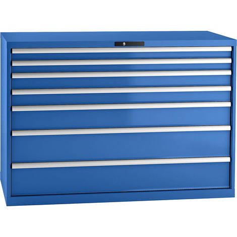 LISTA, Armoire à tiroirs en tôle d'acier, h x l 1000 x 1431 mm (1/5)