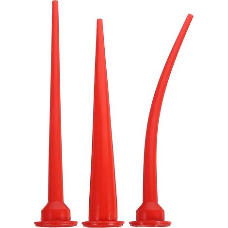 Assortiment de 3 embouts de calfeutrage, rallonge pour calfeutrage, accessoire pour rallonge de calfeutrage (1/5)