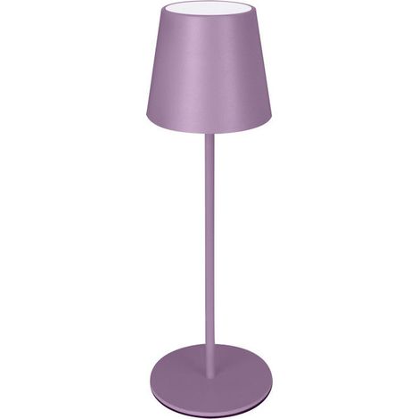 New Majestic 120451 LP Agata Nuances Lampada da Tavolo LED Touch 2W 200lm Batteria USB-C colore Lilla'