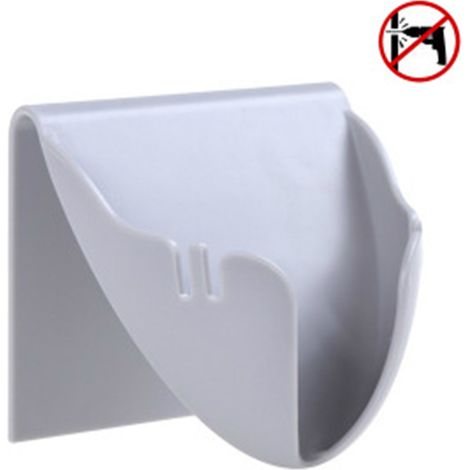 Porte-savon avec fonction d'évacuation, porte-savon simple à bande auto-drainante, porte-savon mural, convient pour douche/lavabo/salle de bain. (1/5)