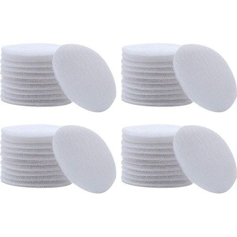 40 Paires D'autocollants Antidérapants en Plastique Blanc pour Canapé et Draps de Lit, Coussin de Maintien et Fixation Stable pour Usage Domestique (1/5)