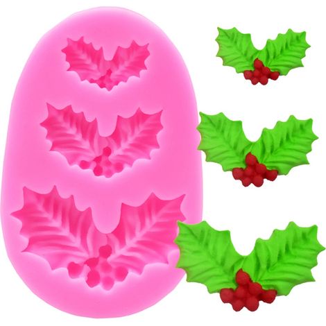 Moules en silicone pour Noël, moules en silicone pour fondant, moules pour décoration de gâteaux et de chocolats, moules à pâtisserie à faire soi-même