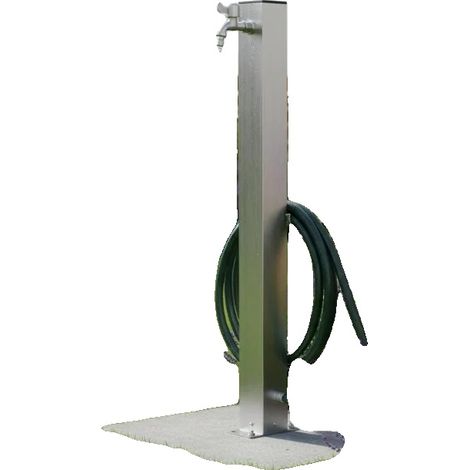 Gartenschlauch Fuß, Edelstahl, 100 cm Länge, Komplettes Zubehör, Ideal zum Bewässern, Ideal zum Autowaschen (1/5)