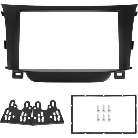 Cornice/maschera per pannello di controllo centrale audio/navigazione 2Din adatta per Hyundai i30 2011-Crezuo