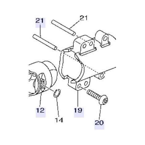 Yamaha 90111-10027 Kurbelwellen-/Kolbenschraube T-max 500 2001