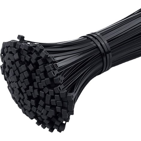 Ataques De Cable - Nylon 450 Mm X 9 Mm - Resistente A Los Rayos Uv - Uso Interior Y Exterior - 100 Unidades (1/5)