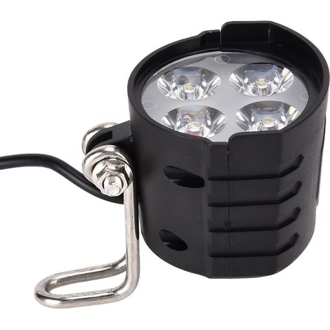 Phares avant LED 2 en 1 pour moto, klaxon et feu avant pour scooter, voiture électrique et moto 12-80 V (1/5)