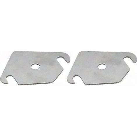 Plaquette d'obturation de soupape EGR pour Ford Fiesta Focus C-Max Fusion - Argent, 2 pièces, moteur 1.4 1.6 Tdci, remplacement direct (1/5)