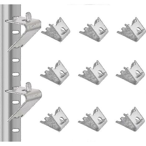 Lot de 12 clips en acier inoxydable pour étagères de congélateur, support de réfrigérateur, réfrigérateur commercial, épaisseur 1,5 mm, support AquaForge (1/5)