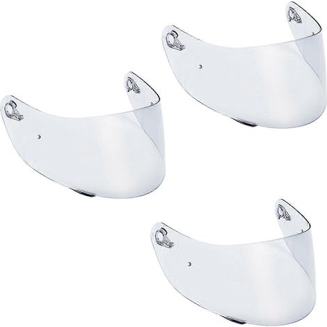 Lot de 3 films anti-pluie et anti-buée universels pour casques de moto et demi-casques de voiture électrique accessoires pour lentilles anti-buée (1/5)