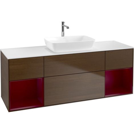 Villeroy & Boch F861HBGN Meuble sous-lavabo Finion F86 (1/2)