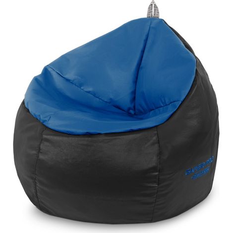 Pouf Gamer Junior Similicuir Intérieur Bleu Bleu