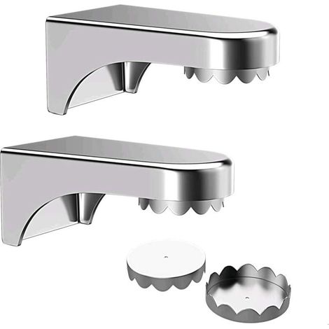 2 Pcs Porte-Savon Magnétique Support de Savon Mural Porte-Savon Aimanté Auto-Collant Suspendu pour Salle de Bain Cuisine Evier (Argent)-Fei Yu