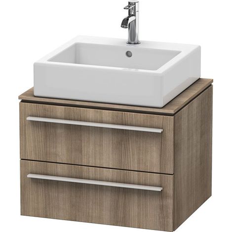 Mueble de baño Duravit X-Large para consola 6510, 2 cajones, 600 mm, Color (frente/cuerpo): Cerezo del Tesino - XL651007373