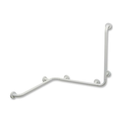 Corrimano ad Angolo con Montante a Destra Dh CM.65 x 65 x 75 Dx (1/2)