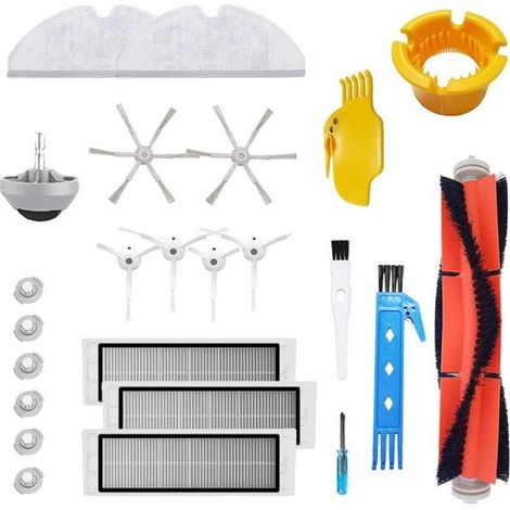 Kit accessoires pour aspirateur Robot Xiaomi Roborock S50 S51 S5 E20 E25 Roborock 2 pièces de Rechange (1/5)