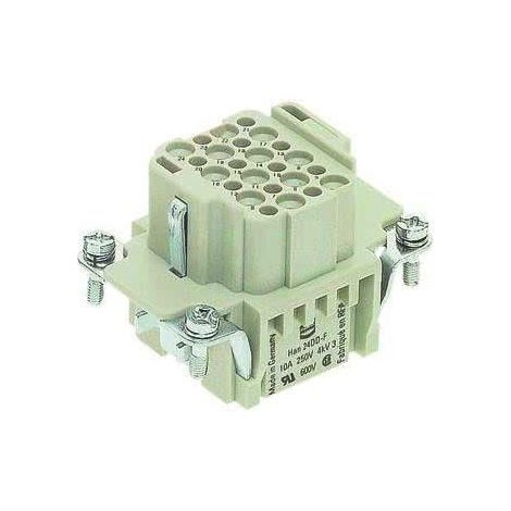 Conector de engaste Harting 09160243101 10A 250V
