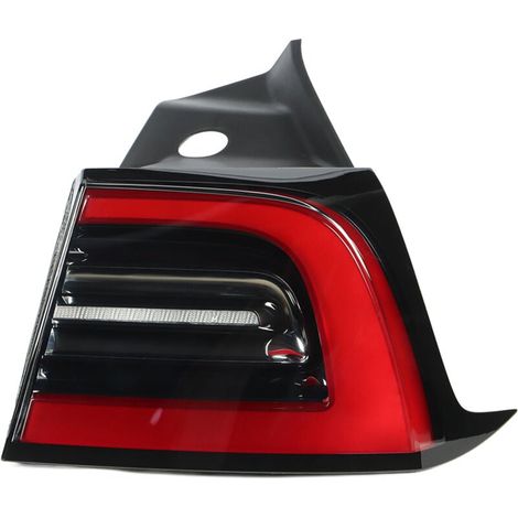 Feu arrière extérieur de voiture 5 fils Style OEM Étanche Lampe de frein arrière Remplacement pour Tesla Modèle 3 Y 2020‑2022 feu de virage droit (1/4)