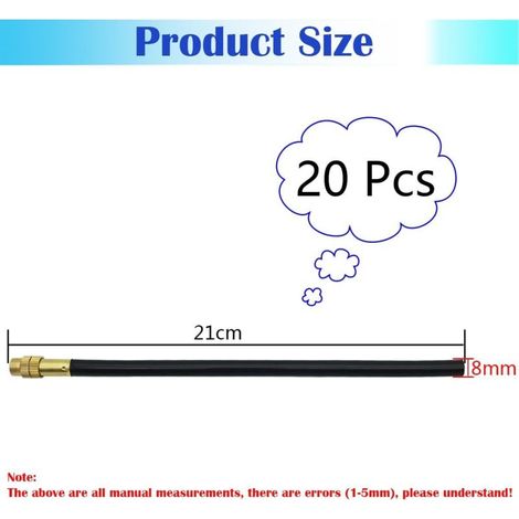 Buse Brumisateur, 20 morceaux 8mm Buse Arrosage, Buse d'atomisation en Cuivre Réglable, Convient pour l'irrigation par Arrosage pour le Jardin de La Terrasse de La Pelouse