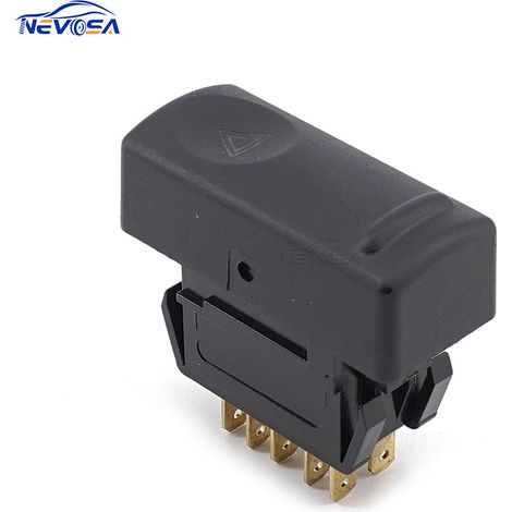 7700817335 is suitable for hazard warning light switches and emergency warning light switches for 91-95 Renault R19 vehicles. (1/4)