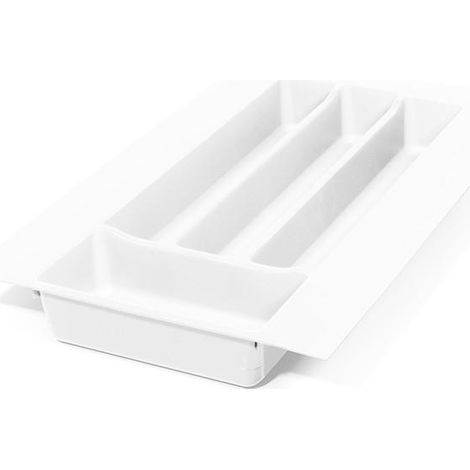 cubertero modelo auro para cajón módulo 300 - 1000 acabado antracita/blanco acabado blanco modulo modulo 350