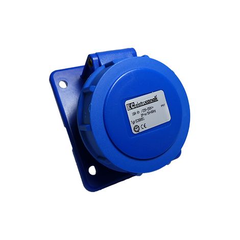 Prise encastrable 309 IP67 220/240V 2P+T 32A (PCE) EC69256 EC69256