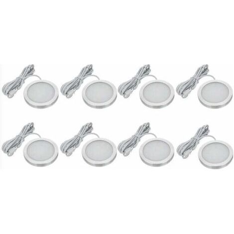 Éclairage LED Interne 12V Blanc Chaud 3000K Pour Camping Car Volkswagen T4 T5 Set De 8 Projecteurs