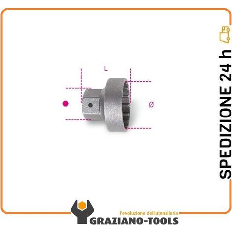 Chiave a bussola estrattore per movimento centrale a 16 tacche art 3973/1
