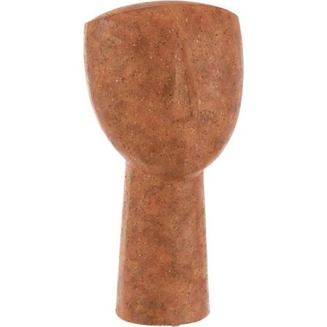 Statuette Déco "Personnage Léa" 40cm Terracotta