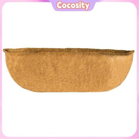 Cocosity Doublure de Pot de fleur Tapis de Pot de fleur en noix de coco, doublure de panier suspendu, Snapdragon jardin outils (1/5)