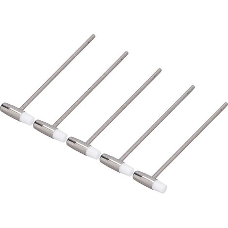 Lot de 5 marteaux à double tête en acier inox et nylon 16,5 cm pour bijoux, horlogerie, bricolage, accord instruments et cuir (1/5)