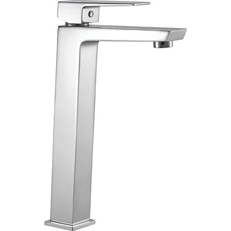 Kibath Grifo de Lavabo Alto monomando VERCO acabado CROMO brillo fabricado en latón (1/3)