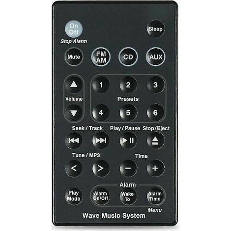 Replacement for Bose Wave music system sound system remote control AWR1B1 AWR1B2 AWRCC1 AWRCC2 AWRCC3 Jalleria (1/4)