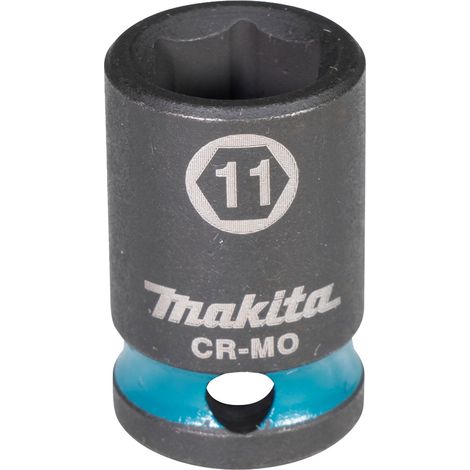 Makita  E-15920  Clé  à douille  3/8"  SW11  Impact  Black  courte