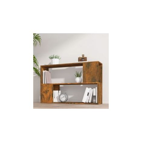 Bibliothèque Chêne fumé 100x24x63 Bois d'ingénierie (1/5)