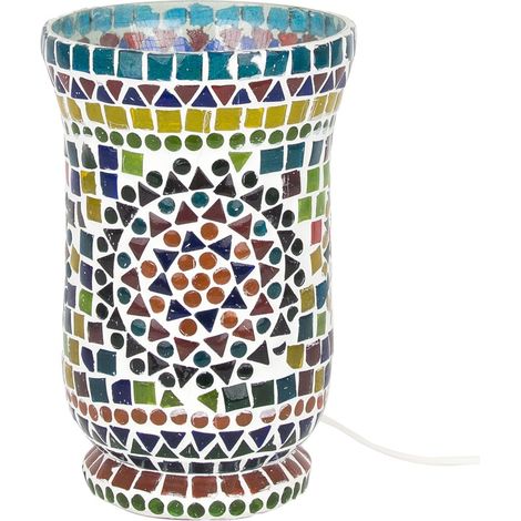 Signes Grimalt Lampe de bureau de meubles Lampe marocaine des lampes multicolores 21x14x14cm 28046 (1/3)