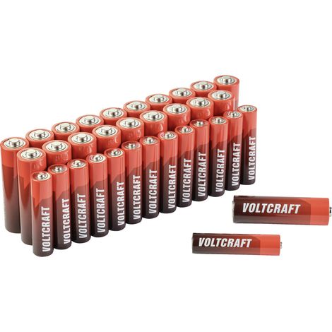 VOLTCRAFT Batterie-Set Mignon, Micro 34 St. inkl. Box (1/4)