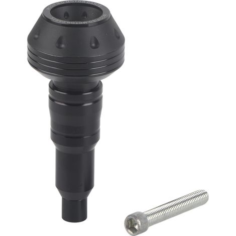 Cadre d'échappement en alliage d'aluminium CNC pour moto, curseur de protection contre les chutes, capuchon Anti-Crash noir