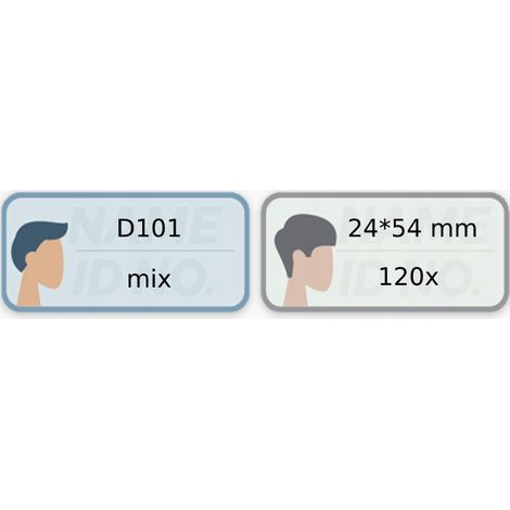 Étiquettes autocollantes imperméables pour imprimante d'étiquettes NIIMBOT D101 MODA2 (1/3)
