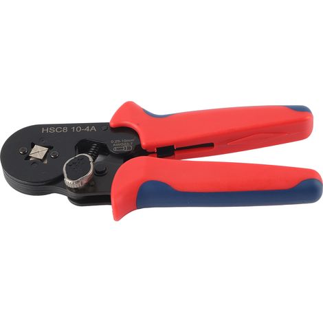 Pince à dénuder et sertir automatique HSC8 10-4A, outil industriel réglable, ratchet, auto-ajustable, version améliorée pour fils électriques (1/5)