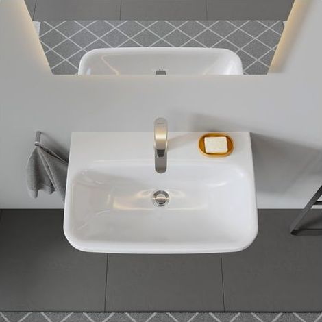 Duravit Waschtisch DuraStyle 65cm mit Überlauf, mit Hahnlochbank, (1/5)
