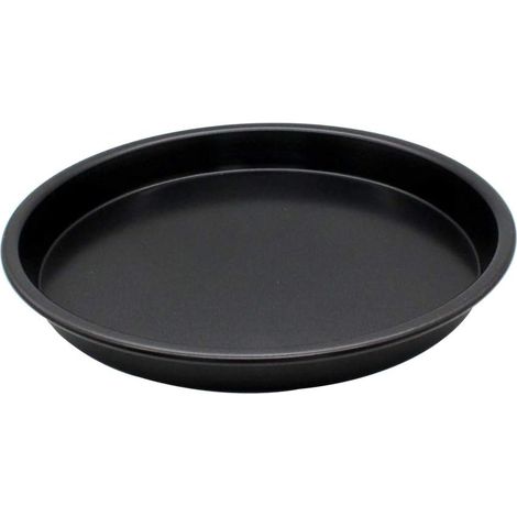 Runde, antihaftbeschichtete Pizzapfanne, 20 cm Durchmesser, ideal zum Backen zu Hause.