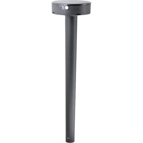Pincho de exterior fiorina 2w led 4000k c/sensor movimiento y panel solar ip55 al.78xd.16cm negro (1/3)